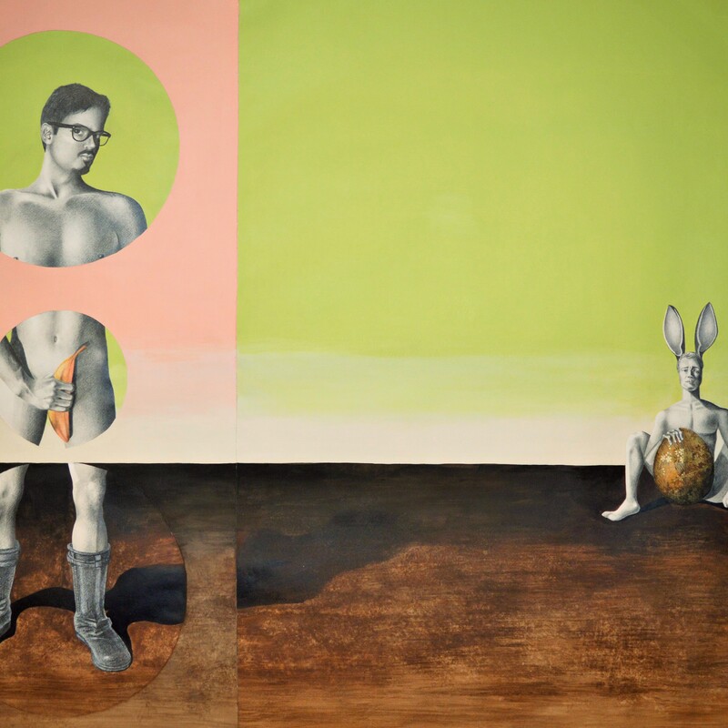 Manifesting (Detail), 100 x 142 cm.